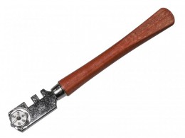 Faithfull Six Wheel Glasscutter Tungsten Carbide - Wood Handle £5.59